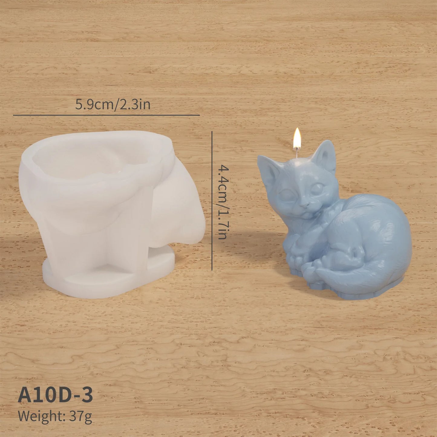 3D Cat & Dog Silicone Mold 🐾