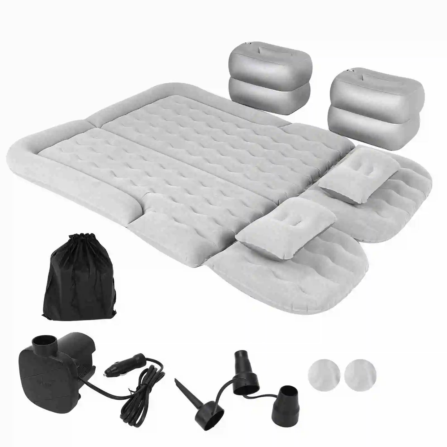 Car Air Bed Camping Bed Car Air Mattress Vehicle Inflatable Thickened Travel Bed Sleeping Pad Camping Accessory SUV Air Mattress