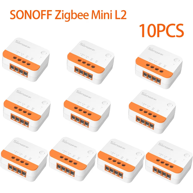 Sonoff ZBMini L2 Zigbee Mini Switch NO Neutral Wire Required Zigbee 3.0 Smart Switch Via eWelink Zigbee Bridge Zigbee Donlge E
