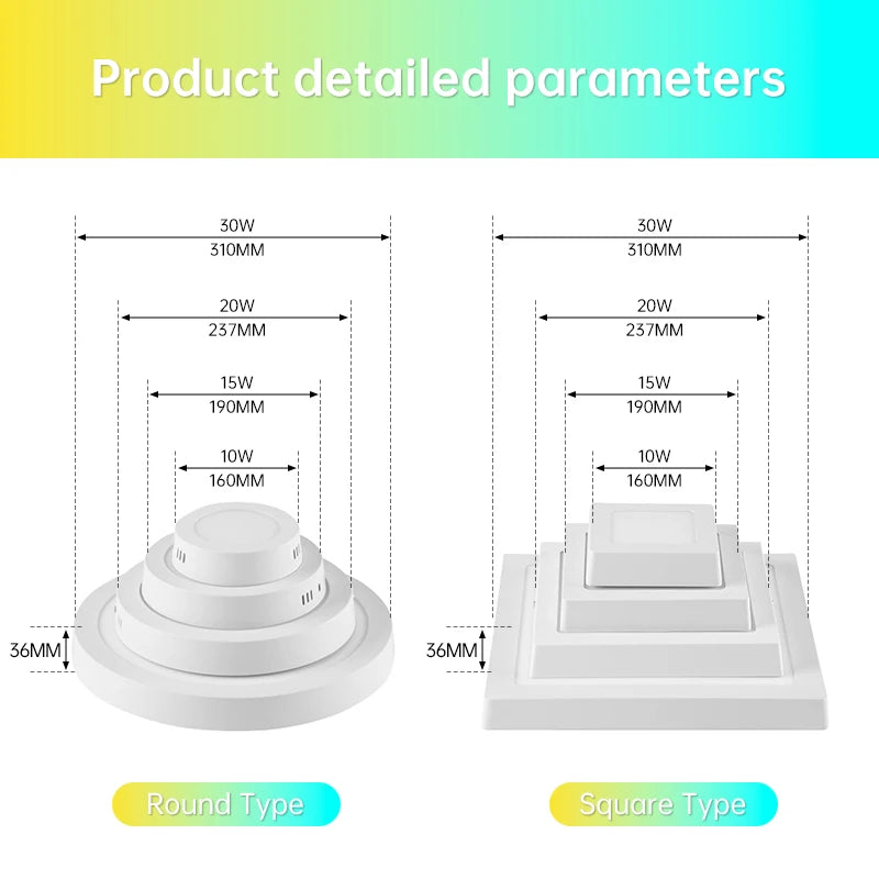 Modern LED Ceiling Panel Light 💡