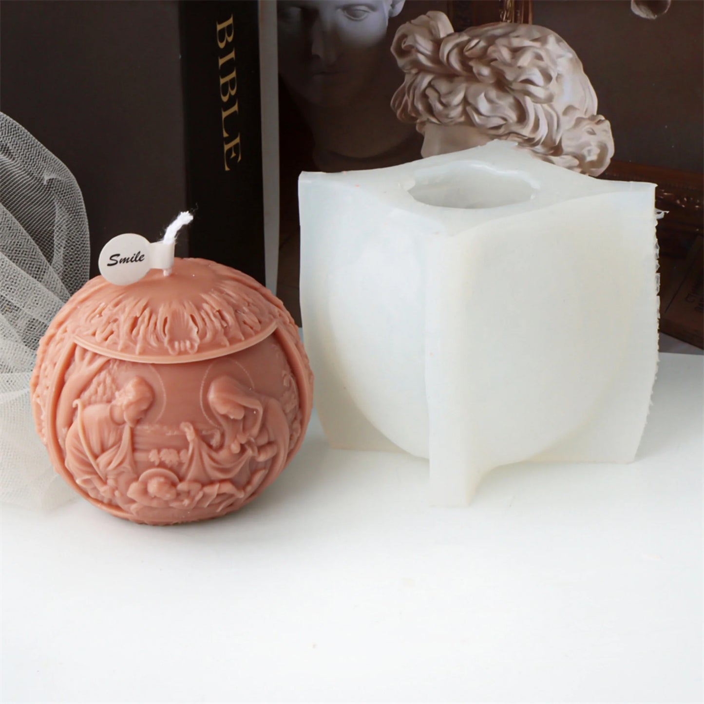 3D Holy Jesus Family Silicone Mould ✝️