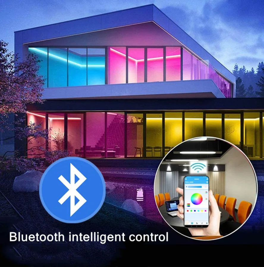 RGB Neon Strip Light USB Bluetooth 🌈