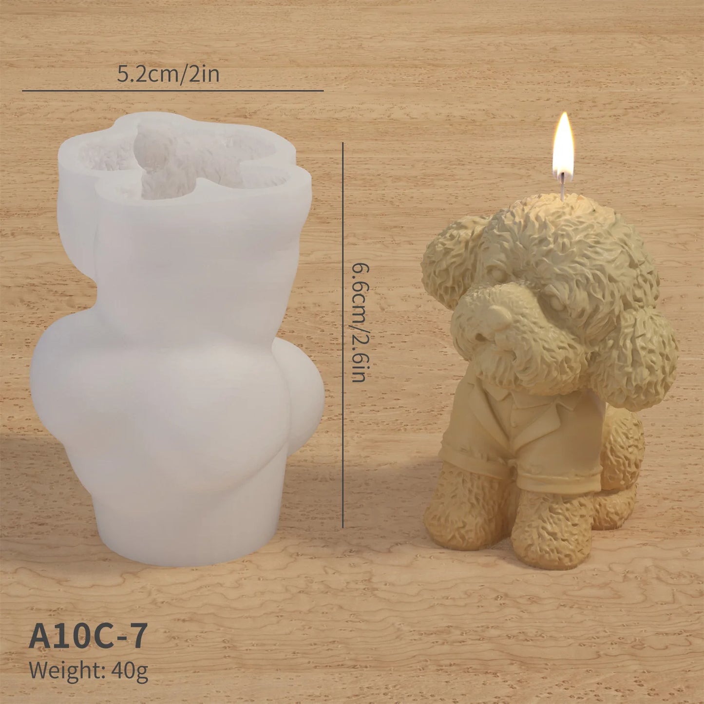 3D Cat & Dog Silicone Mold 🐾