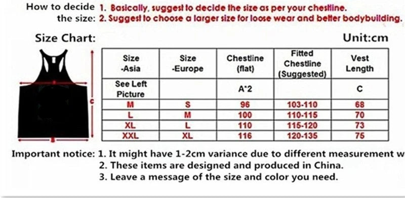 Men's Gym Singlet 💪 – V4