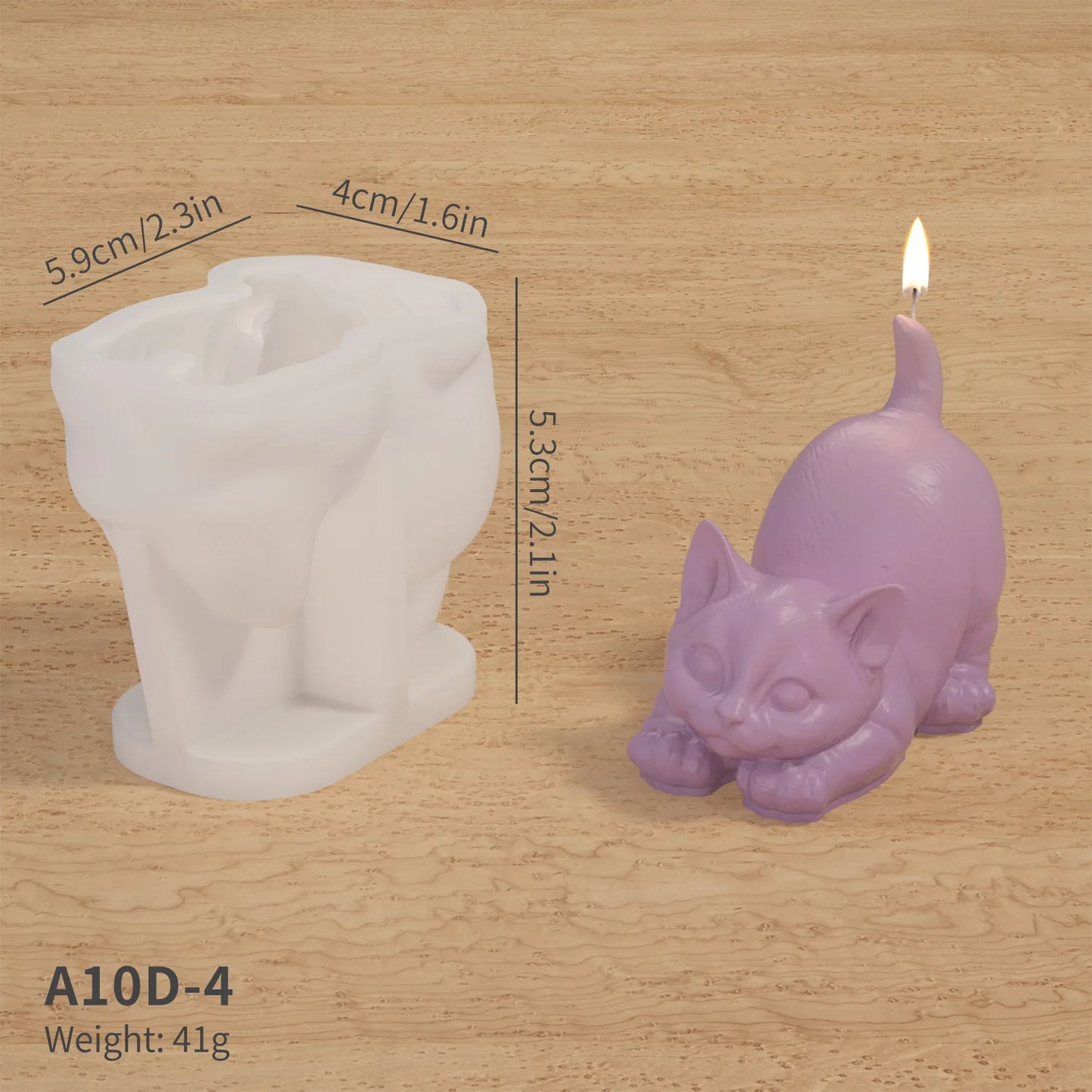 3D Cat & Dog Silicone Mold 🐾