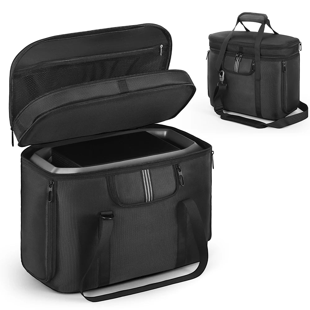 Carrying Case Portable Power Station Bag Waterproof Storage Case Anti-drop with Shoulder Strap & Handle for Ecoflow Delta 3 Plus