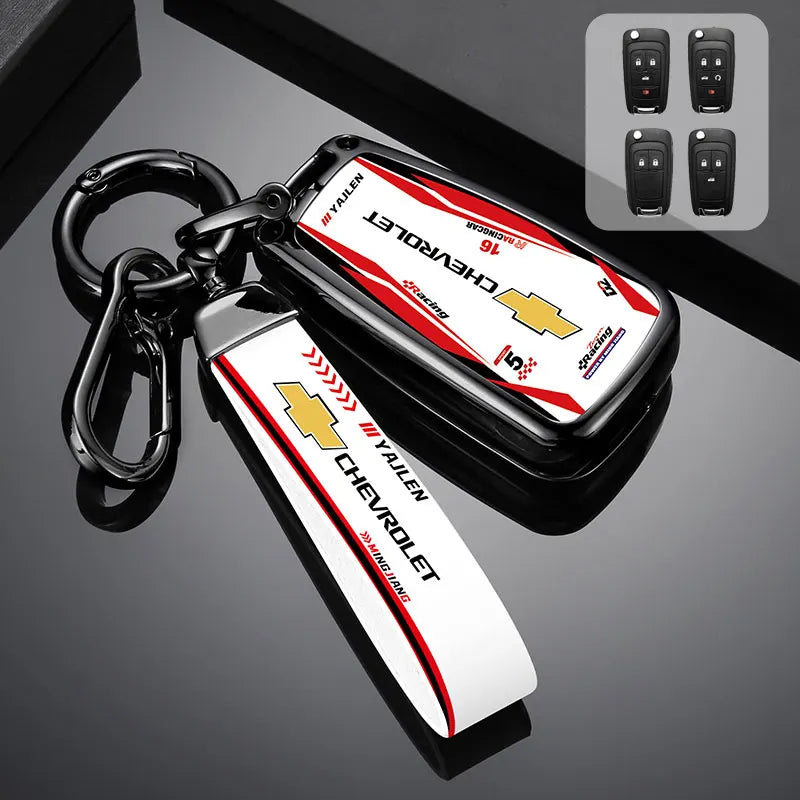 Zinc Alloy Car Key Case Cover For Chevrolet Cruze Aveo Trax Sail Malibu Captiva Prism Spark Trailblazer Blazer Camaro Traverse
