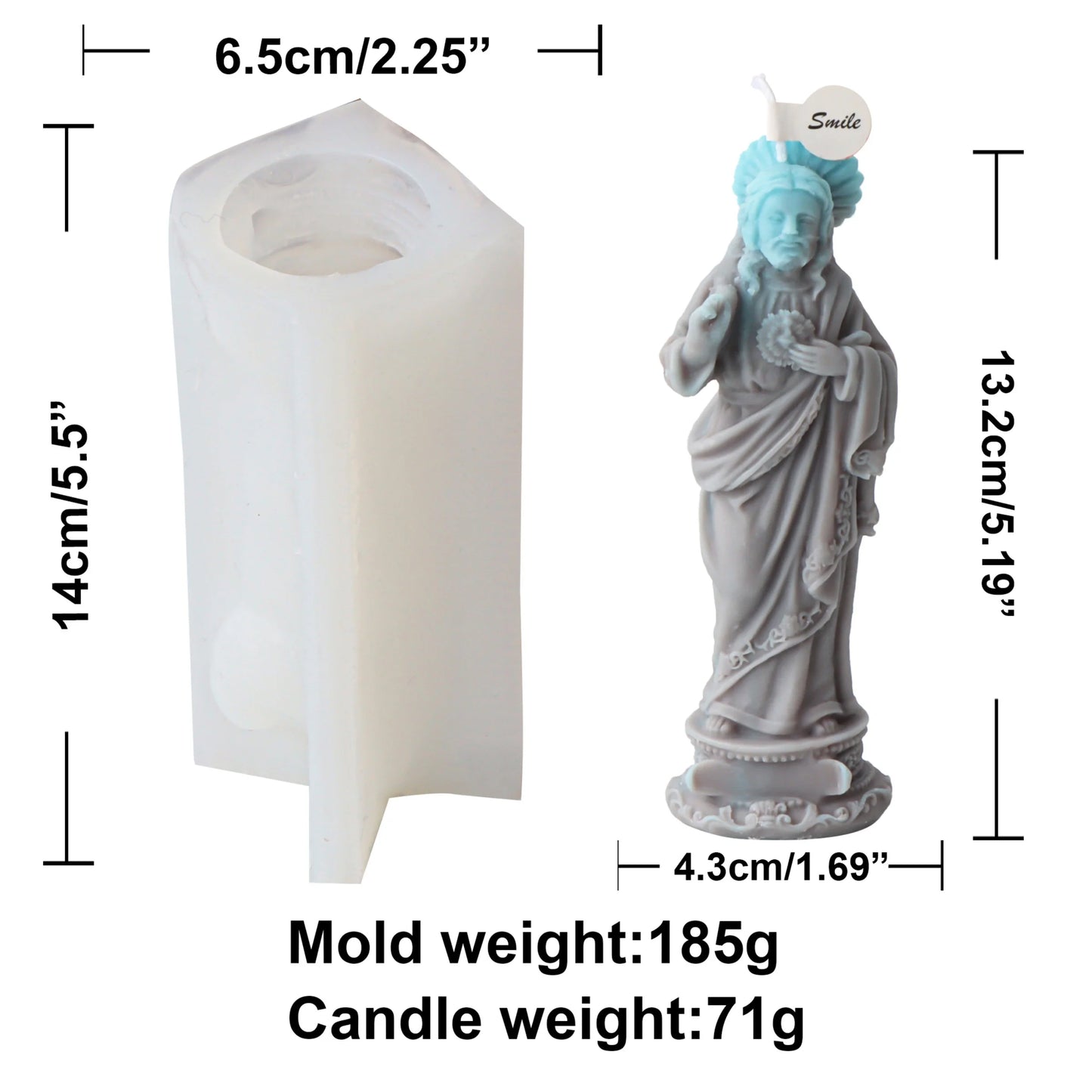 3D Holy Jesus Family Silicone Mould ✝️