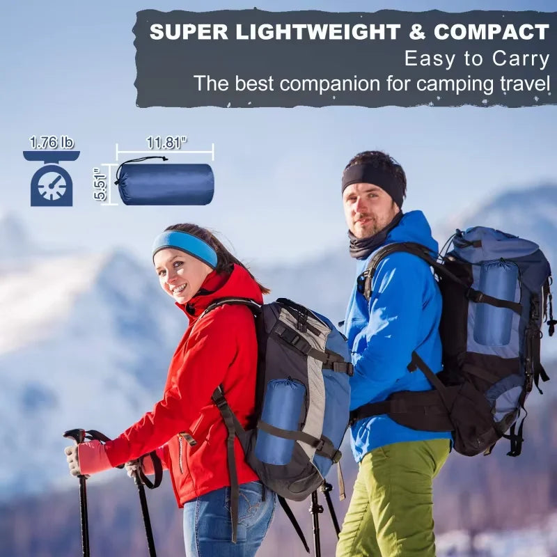 Inflatable Camping Mats Air Mattress With Pillow Outdoor Tourist Sleeping Pad Self-Inflating Mattress For Hiking Climbing