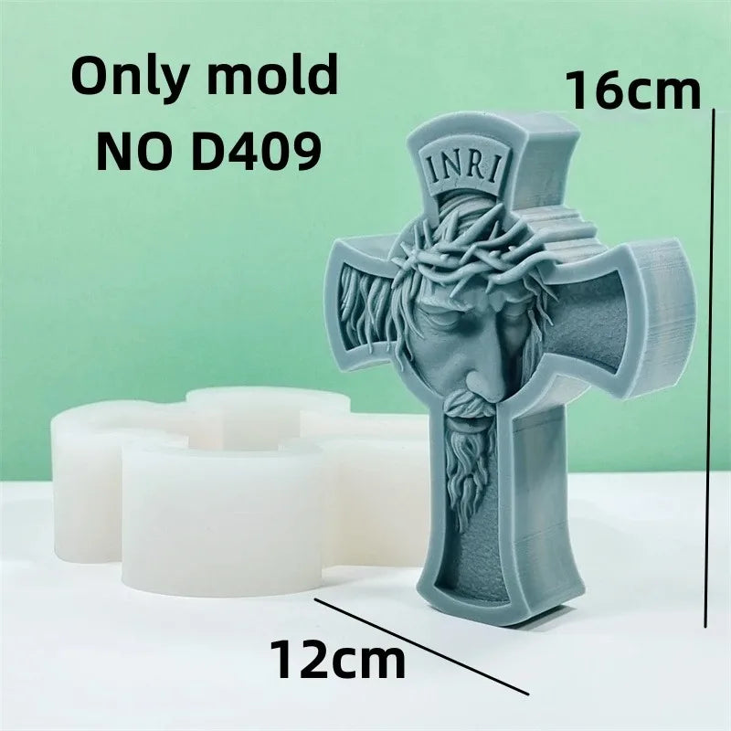 Jesus Family Round Ball Silicone Mold 🙏