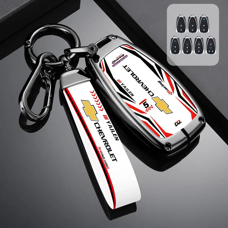 Zinc Alloy Car Key Case Cover For Chevrolet Cruze Aveo Trax Sail Malibu Captiva Prism Spark Trailblazer Blazer Camaro Traverse