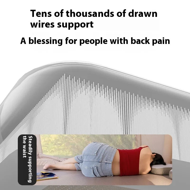 SHANYUE Brushed Mattress Outdoor Camping Tent Automatic Inflatable Mattress Portable Air Mattress Home Sleeping Pad Folding