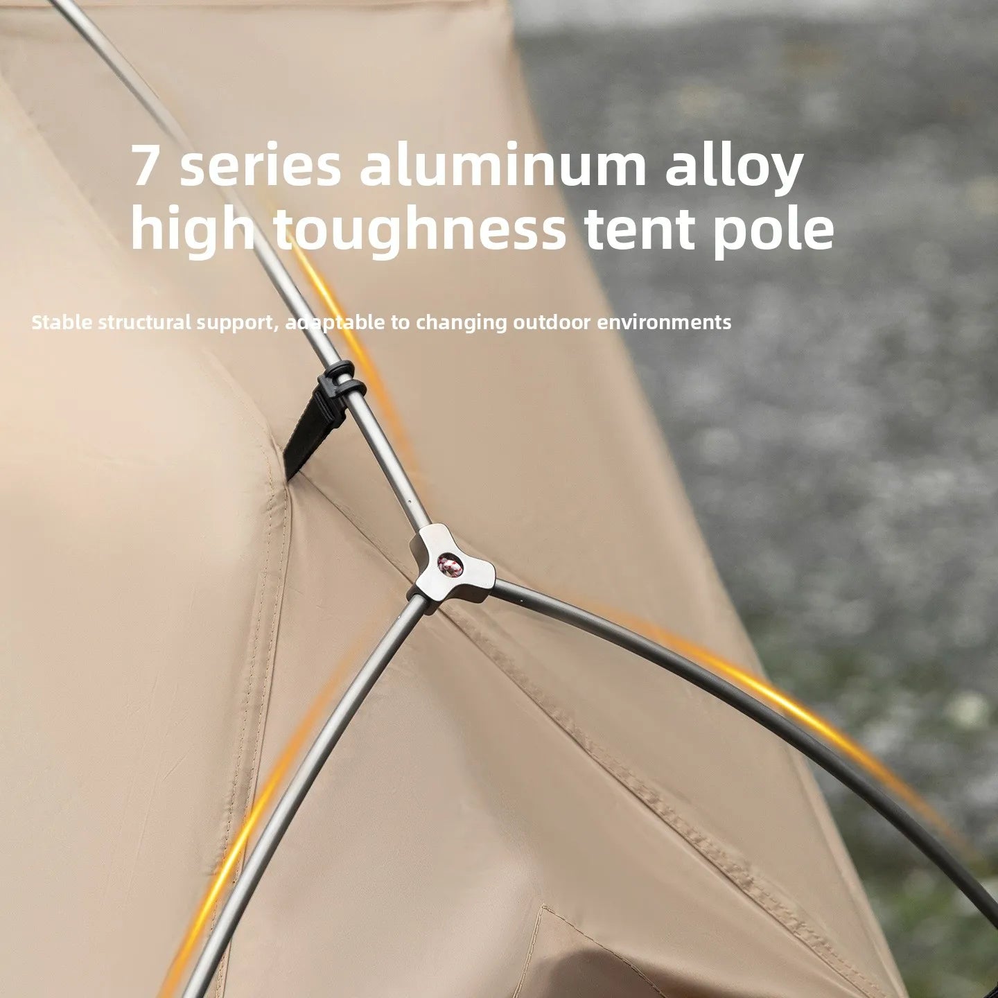MOUNTAINHIKER 2026 New Camp Bed Tent Outdoor Camping Tent Single Multi-purpose Leisure Tent Rainproof and Waterproof