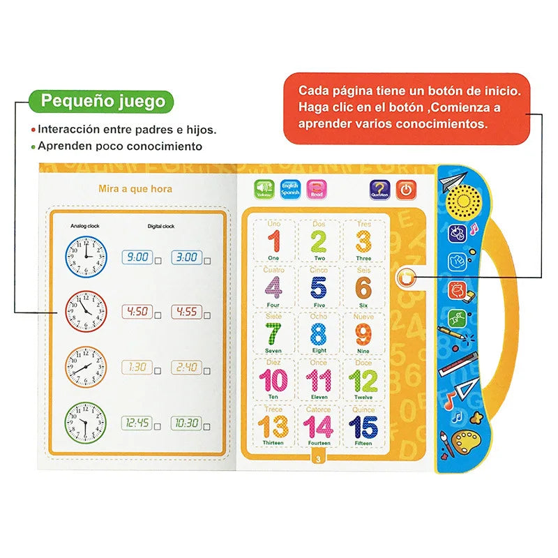 Bilingual Learning Activity Toy for Kids 🧠