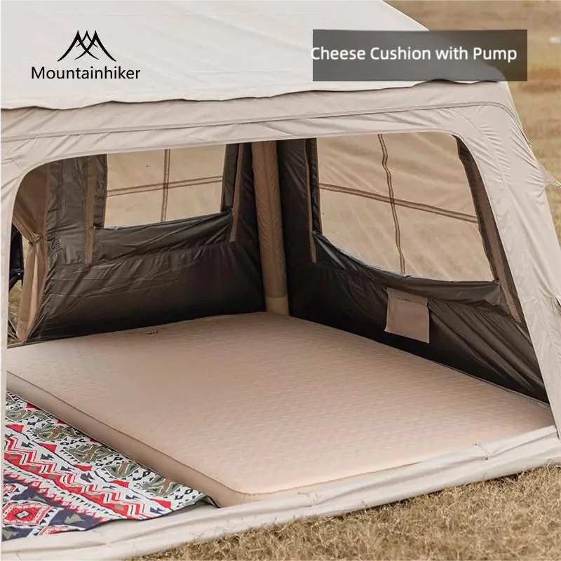 Mountainhiker Outdoor Camping Air Pump Inflatable Mattress Self-Inflating Bed Portable Air Mattress Cheese Pad