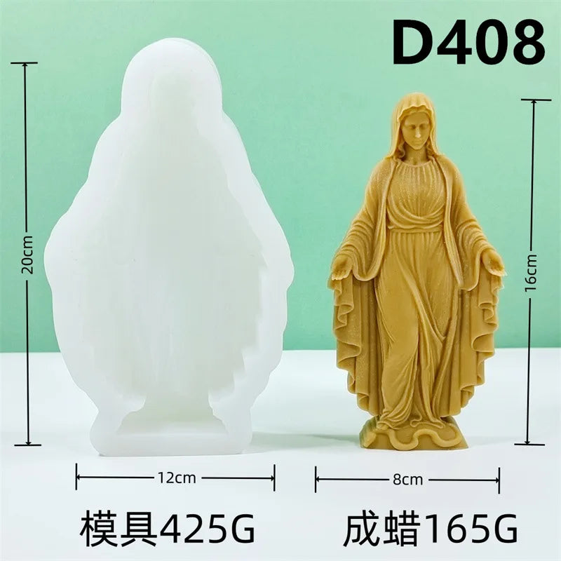 Jesus Family Round Ball Silicone Mold 🙏