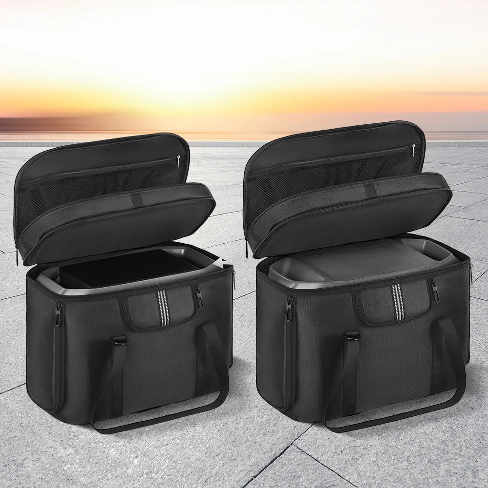 Carrying Case Portable Power Station Bag Dustproof Travel Storage Bag Anti-drop for Ecoflow Delta 3 Plus/Solar Generator Delta 2