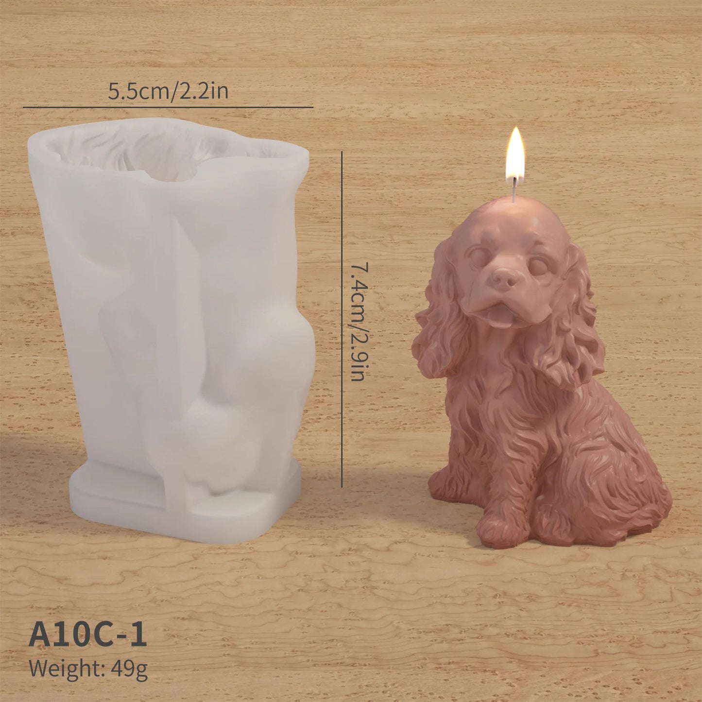 3D Cat & Dog Silicone Mold 🐾