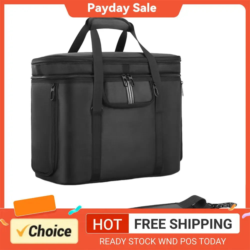 Carrying Case Portable Power Station Bag Dustproof Travel Storage Bag Anti-drop for Ecoflow Delta 3 Plus/Solar Generator Delta 2