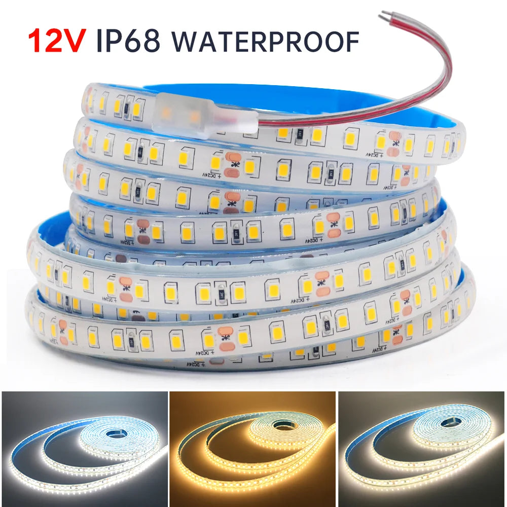 IP68 Waterproof LED Strip Light 12V 💧