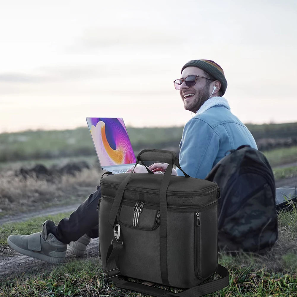 Full Protection Handbag for Ecoflow Delta 3 Plus/Solar Generator Delta 2/River 2 Pro/River 2 Max/ River 3/River3 Plus Travel Bag