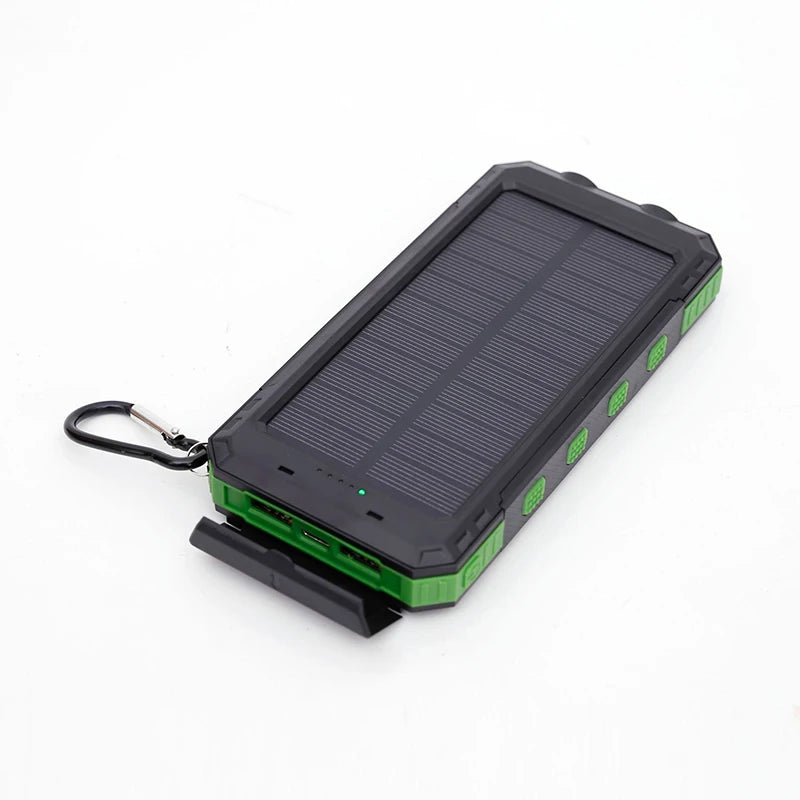 200000mAh Solar Power Bank Fast Charging Outdoor Large Capacity External Battery PowerBank Flashlight For iPhone Huawei Xiaomi