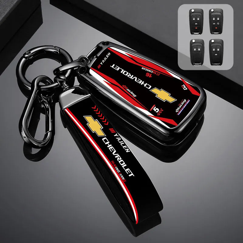 Zinc Alloy Car Key Case Cover For Chevrolet Cruze Aveo Trax Sail Malibu Captiva Prism Spark Trailblazer Blazer Camaro Traverse