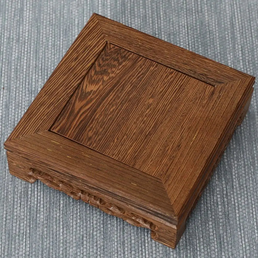 Wooden Square Plant Stand Tray 🌿