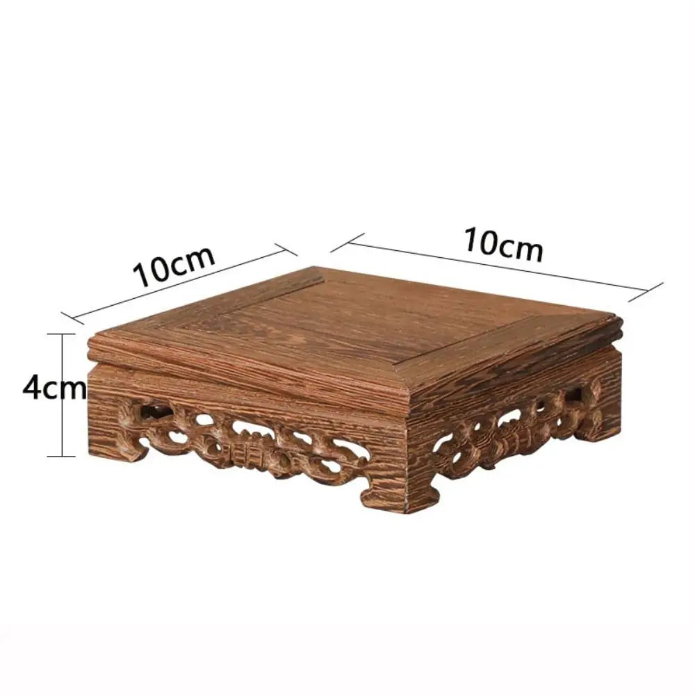 Wooden Square Plant Stand Tray 🌿