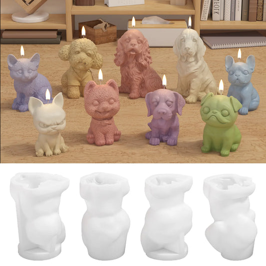 3D Cat & Dog Silicone Mold 🐾