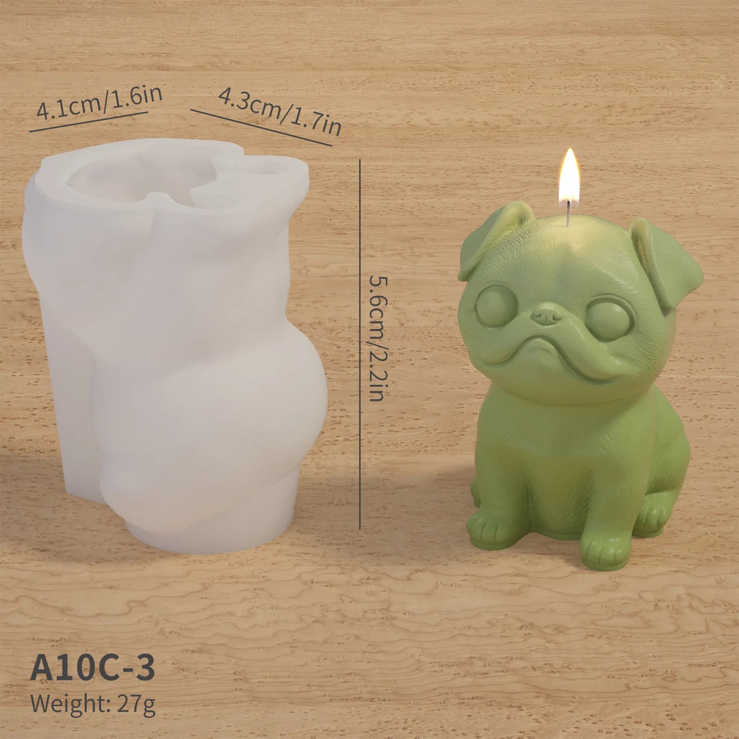 3D Cat & Dog Silicone Mold 🐾