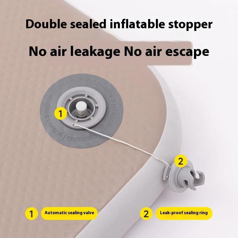SHANYUE Brushed Mattress Outdoor Camping Tent Automatic Inflatable Mattress Portable Air Mattress Home Sleeping Pad Folding