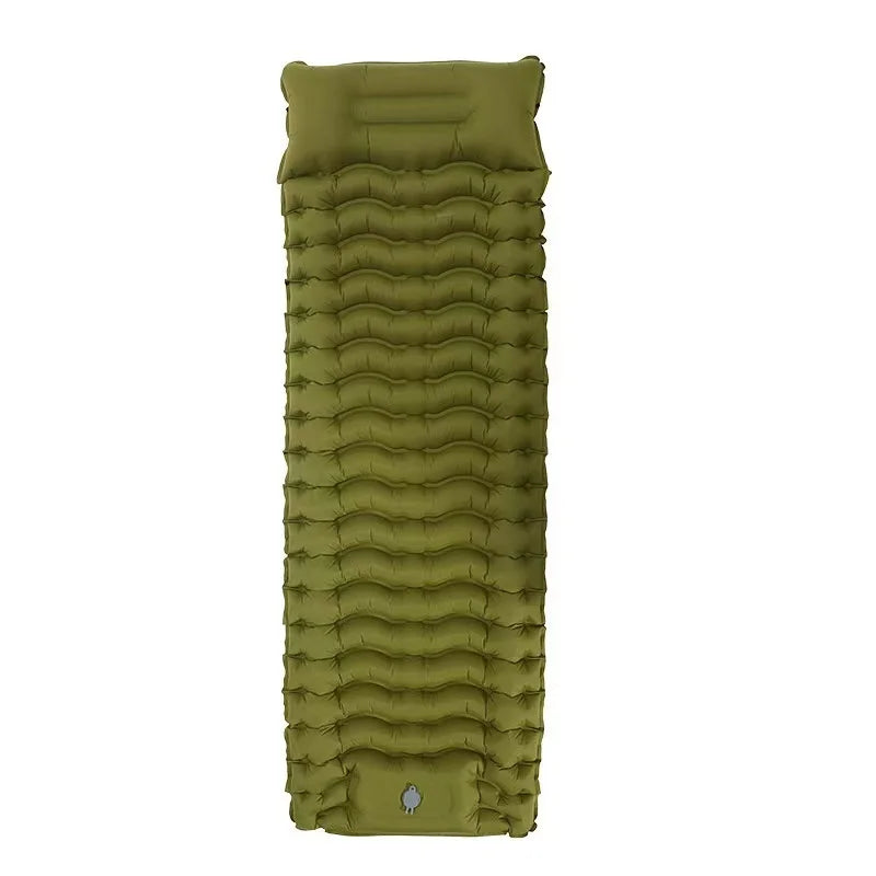 Inflatable Camping Mats Air Mattress With Pillow Outdoor Tourist Sleeping Pad Self-Inflating Mattress For Hiking Climbing