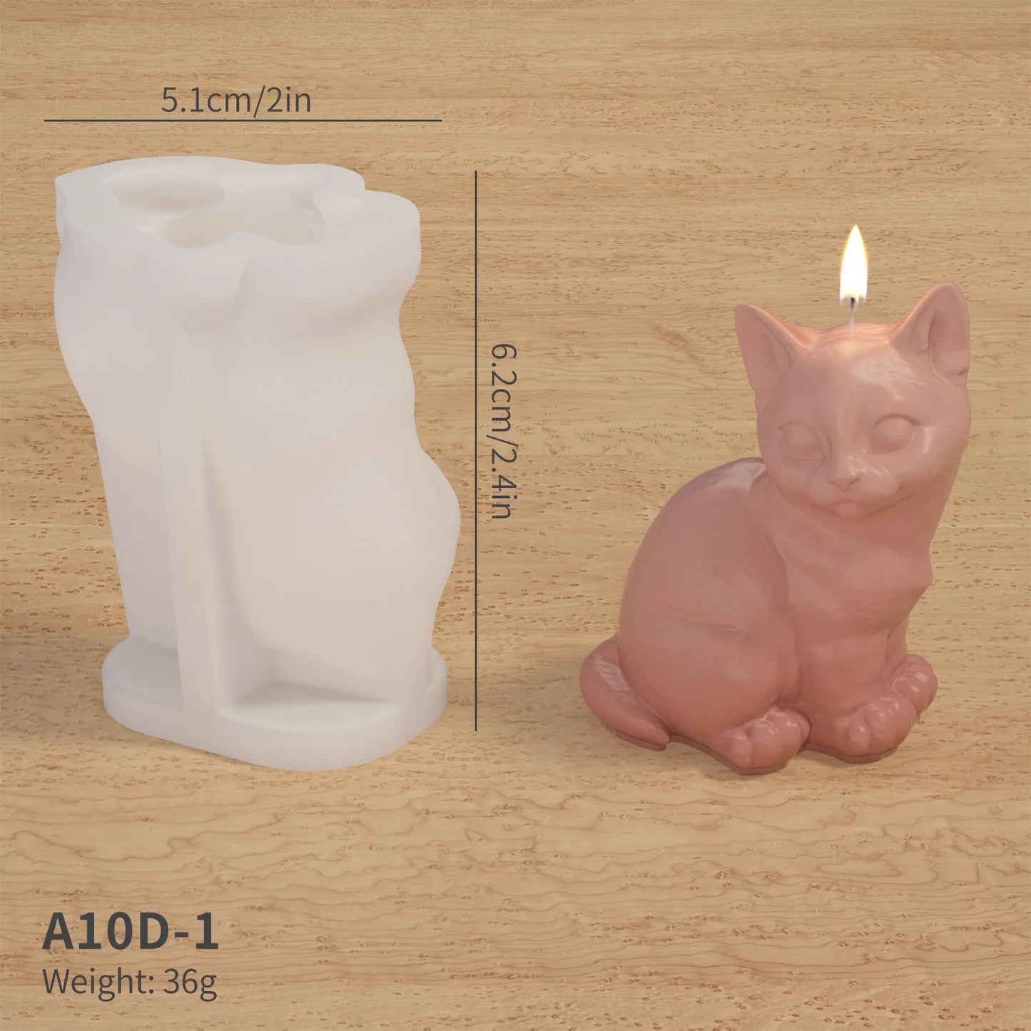 3D Cat & Dog Silicone Mold 🐾