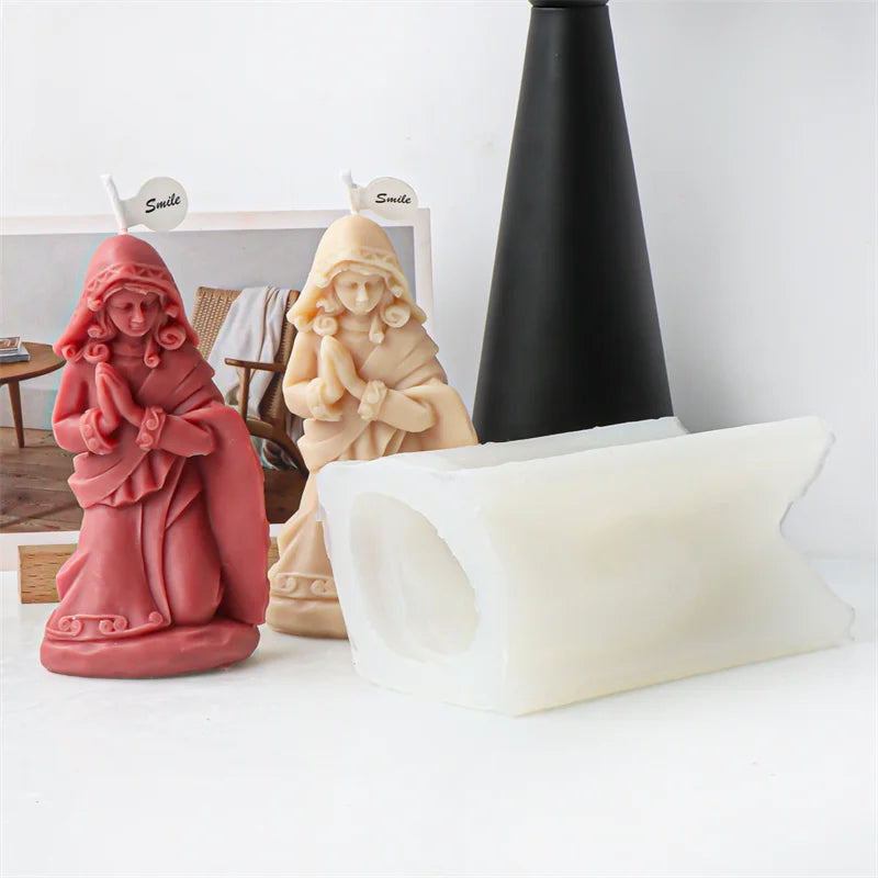 Virgin Mary & Jesus Silicone Mold 🙏