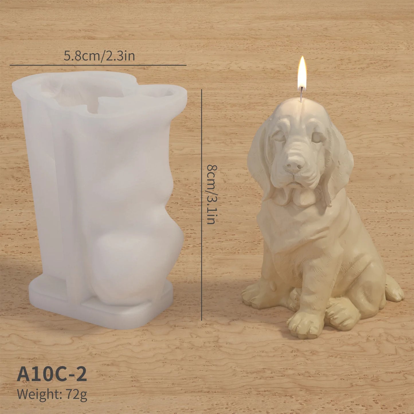 3D Cat & Dog Silicone Mold 🐾