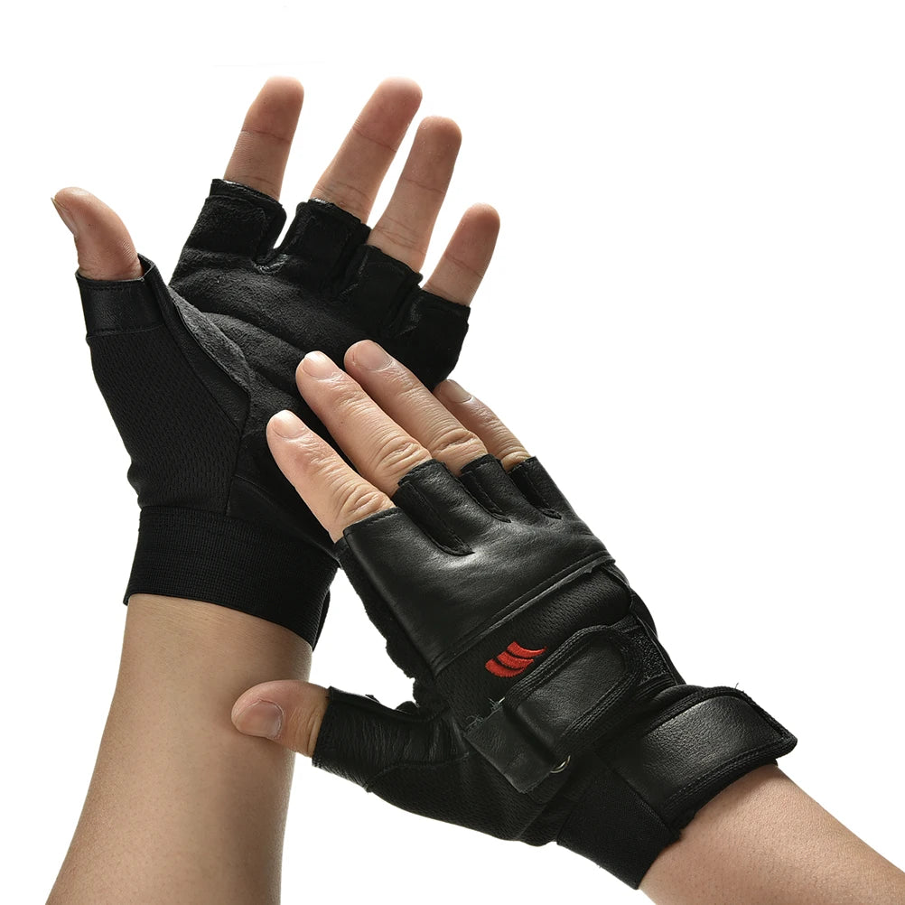 Leather Gym Gloves 🥊 – V4