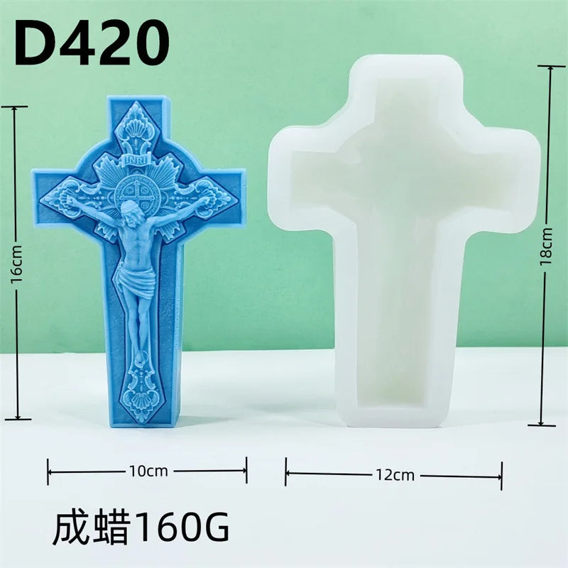 Jesus Family Round Ball Silicone Mold 🙏