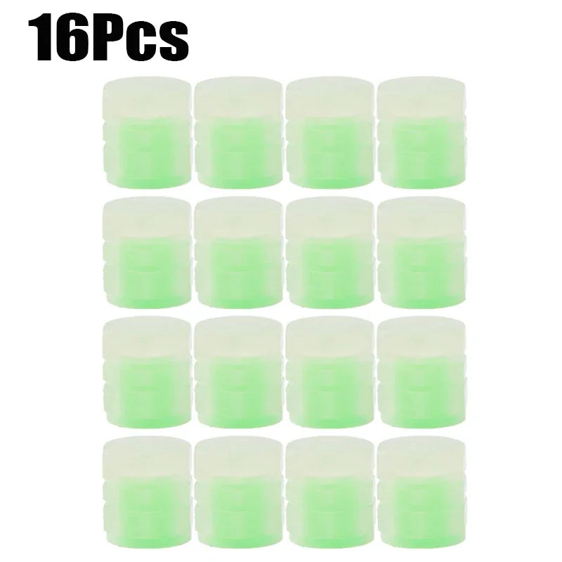 Glow-in-the-Dark Tire Valve Caps 🔵