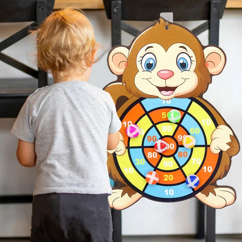 Montessori Sticky Ball Dart Board 🎯
