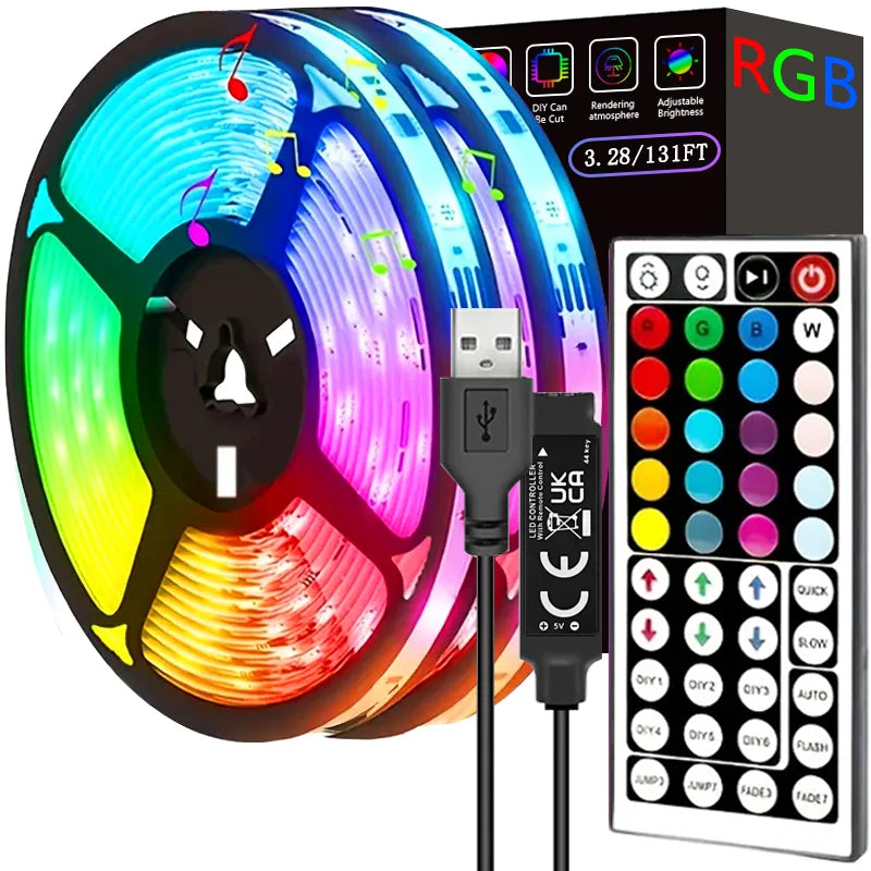 RGB LED Strip Lights with Remote 💡