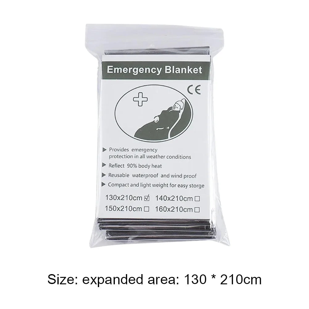 🌿 Emergency Thermal Blanket – Mylar Survival