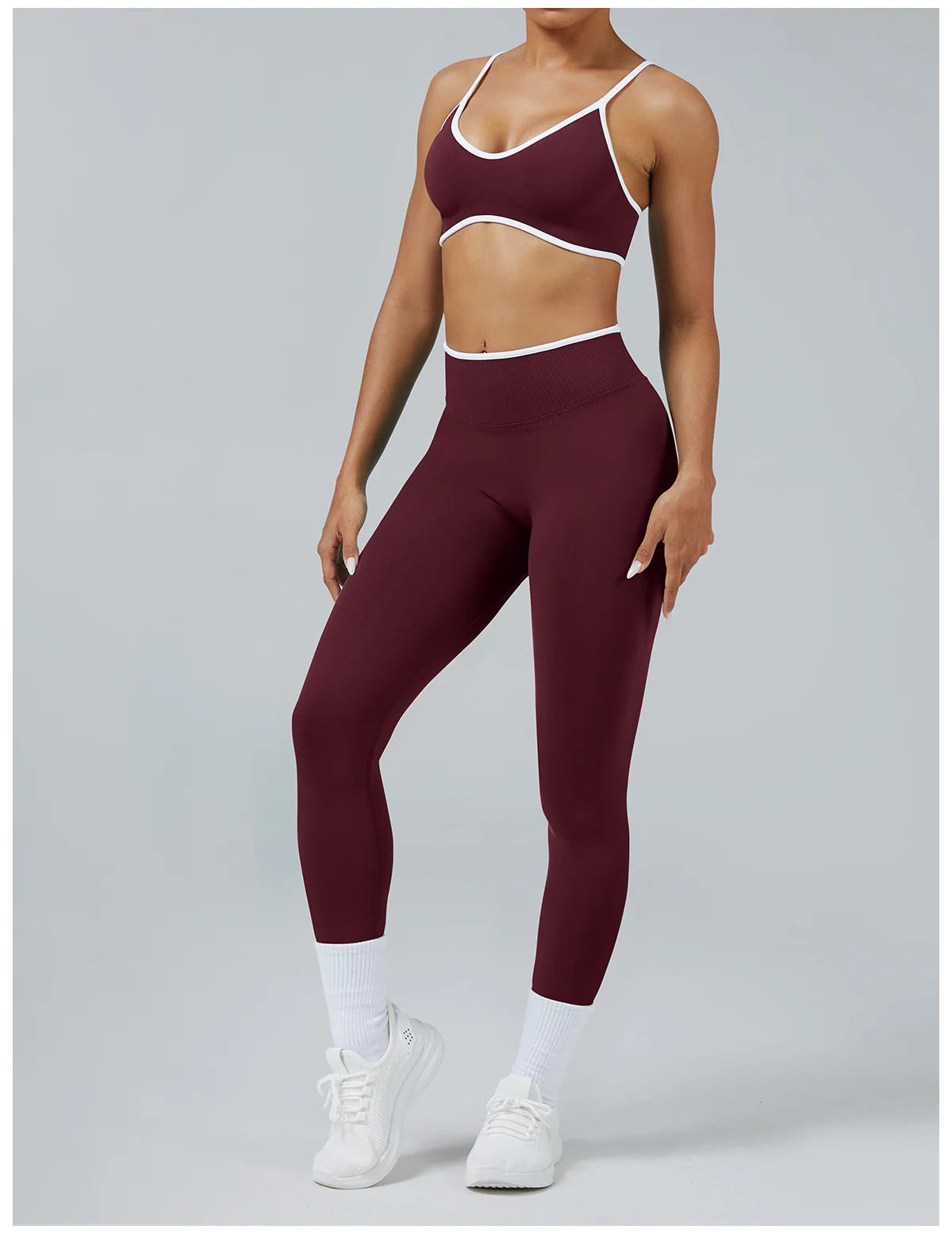 Color Block Yoga Set 🏋️
