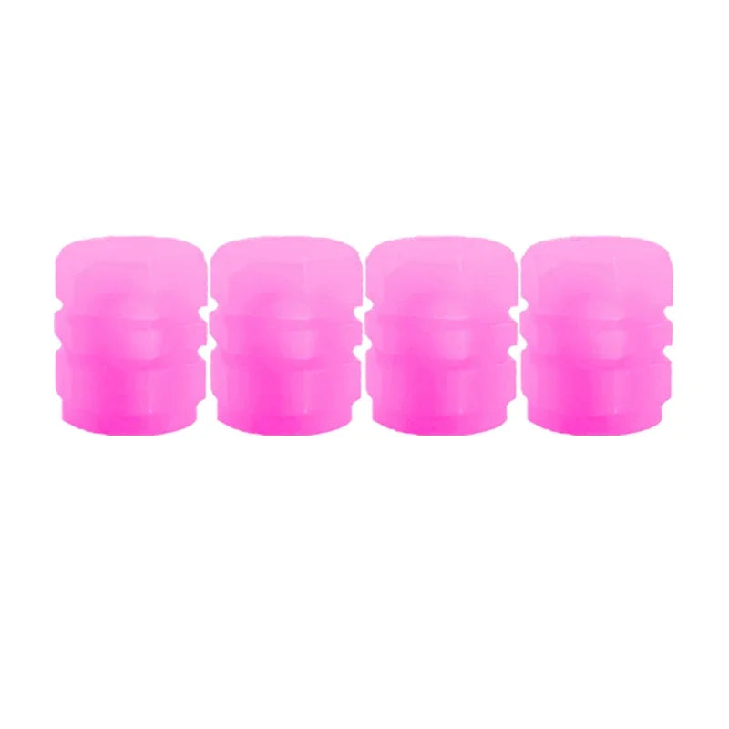 Glow-in-the-Dark Tire Valve Caps 🔵