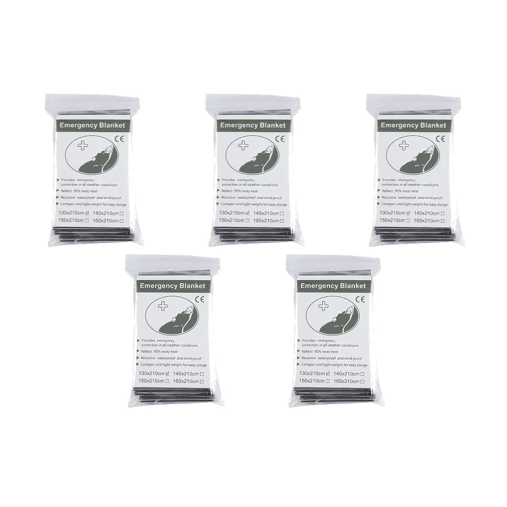 🌿 Emergency Thermal Blanket – Mylar Survival