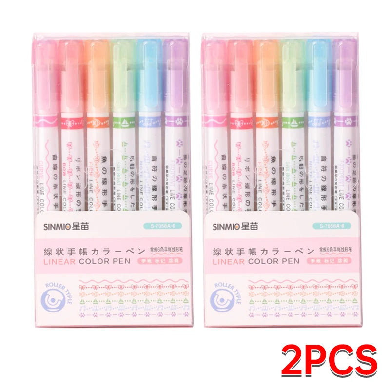Flower Tip Highlighter Pens 🌸