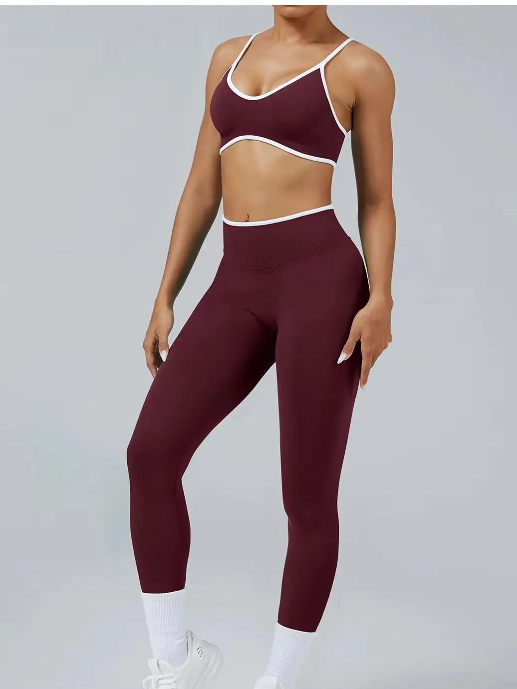 Color Block Yoga Set 🏋️
