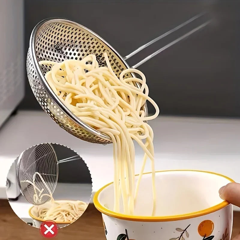 Fine Mesh Skimmer Colander Spoon