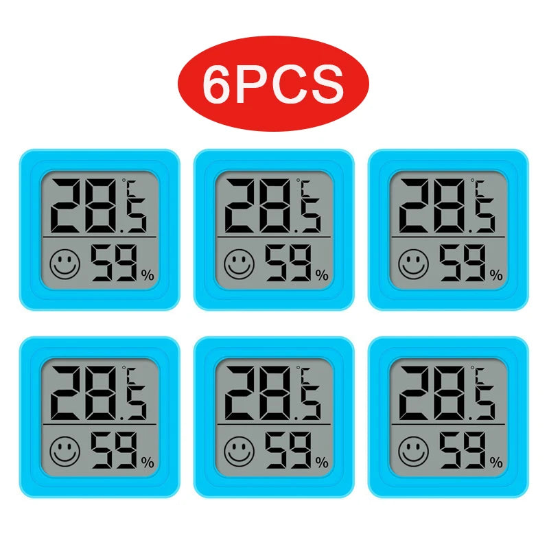 4-Pack Mini Digital Hygrometer
