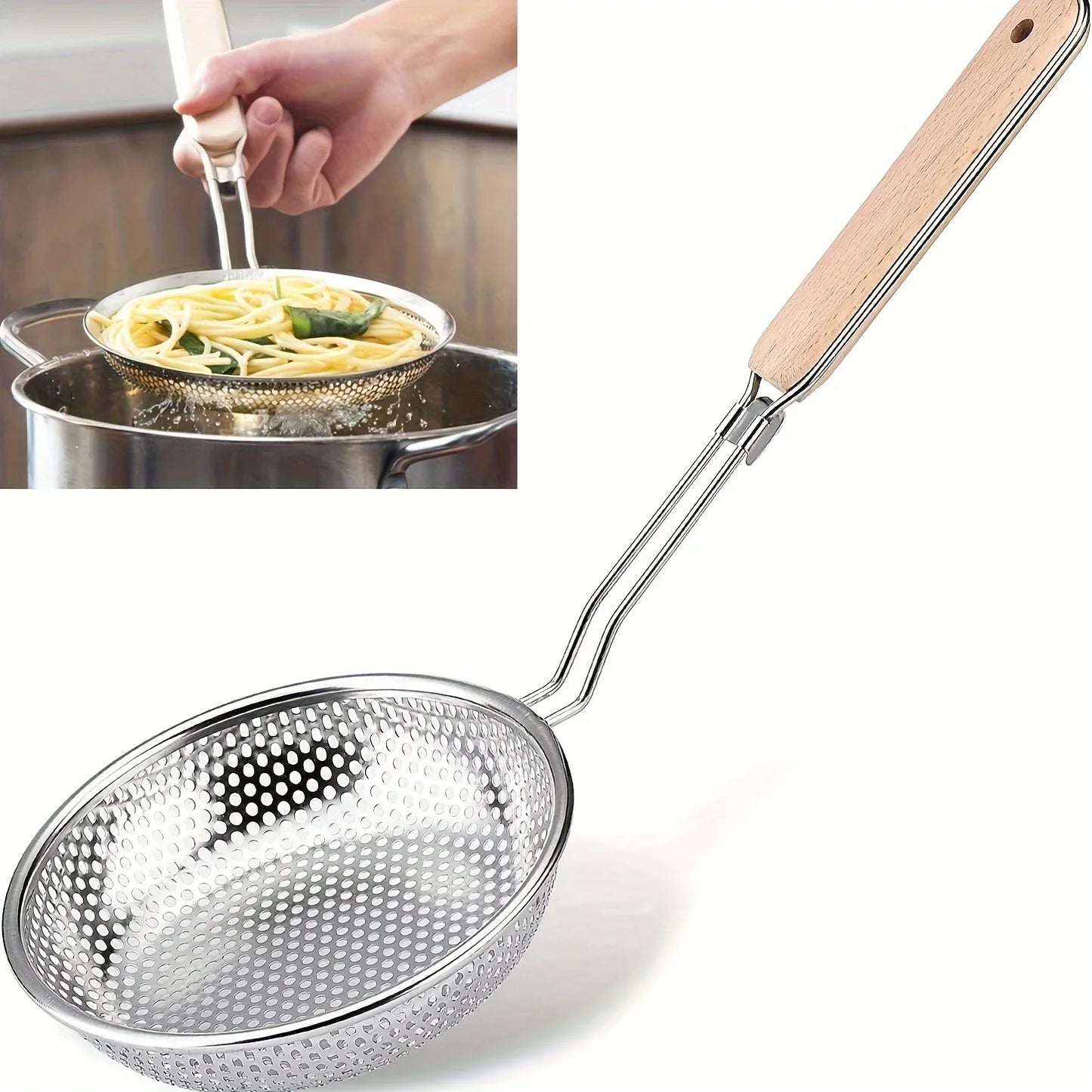 Fine Mesh Skimmer Colander Spoon